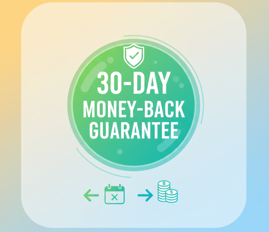 30 Days Money Back Guarantee