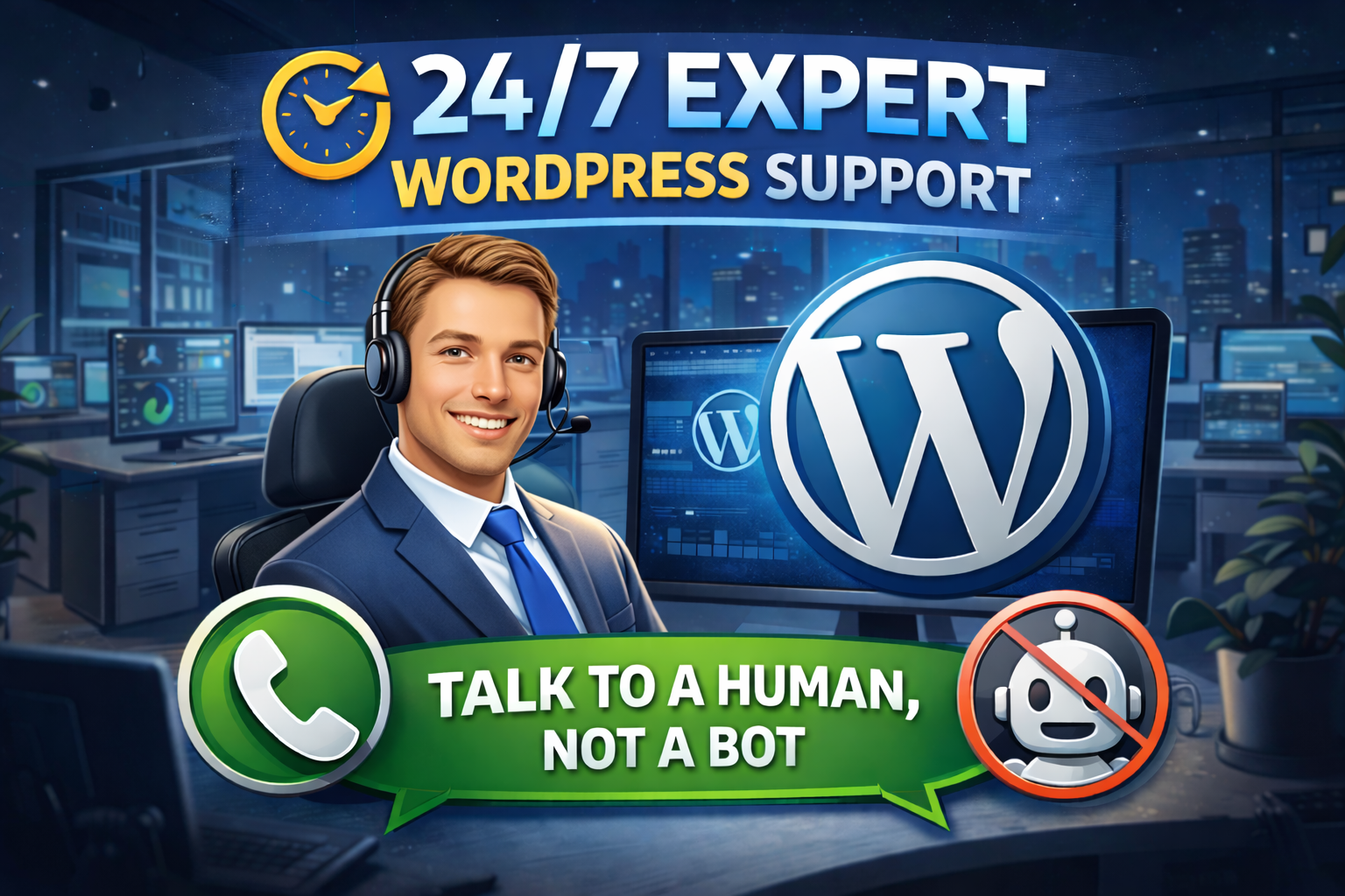 Expert WordPress Human Support